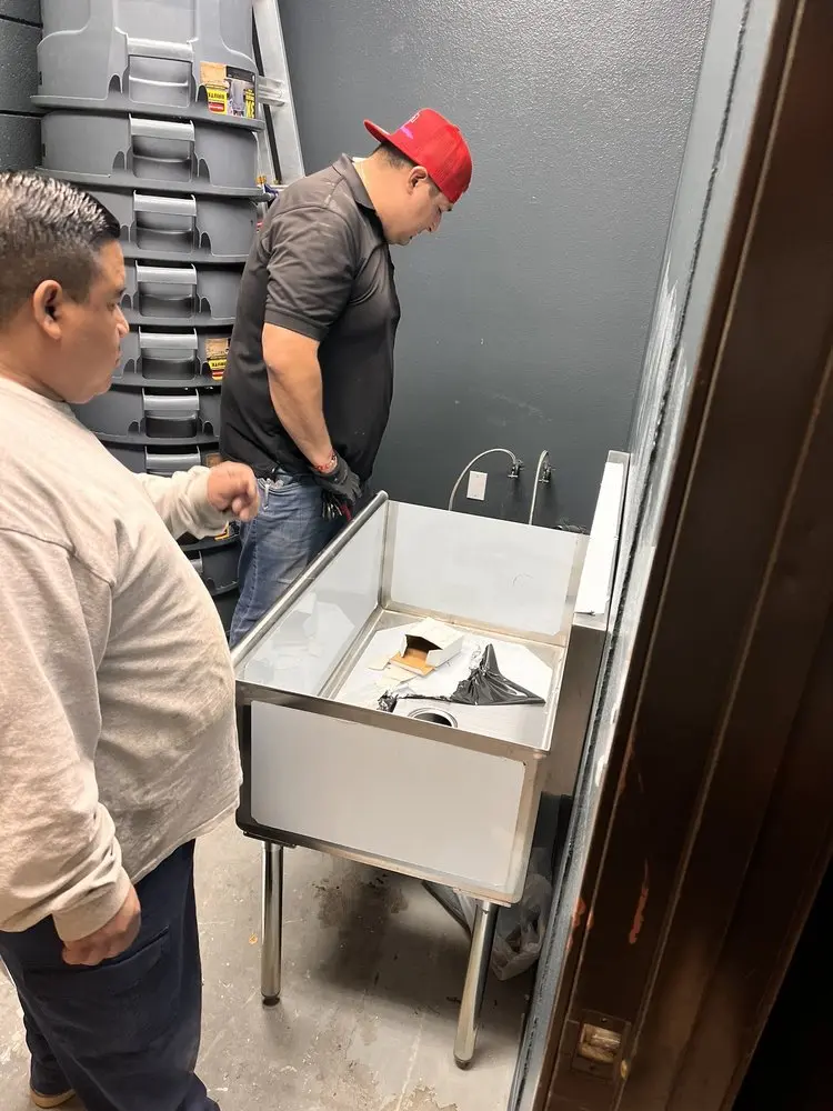 Commercial plumbing and sink installation in Kirkwood